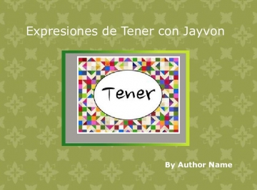 EXPRESIONES DE TENER