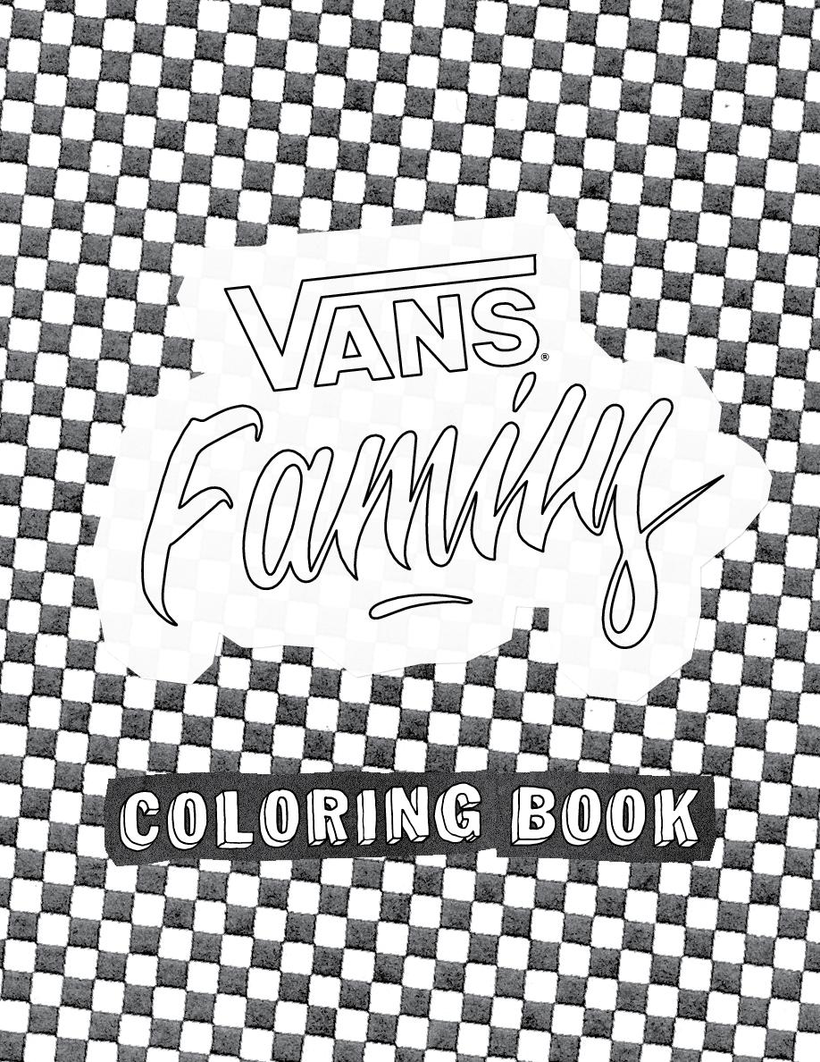 Vans Family Coloring Book Book 852867
