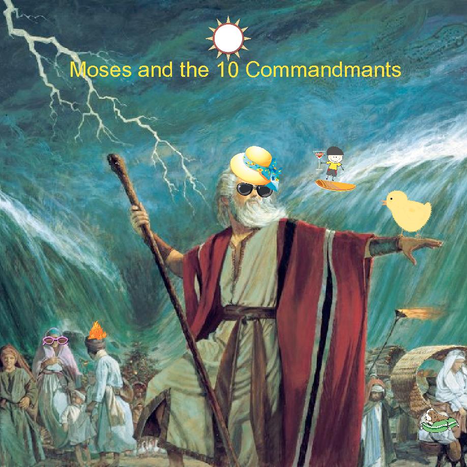 Moses receives the 10 commandments. Book 571876 | Front Cover
